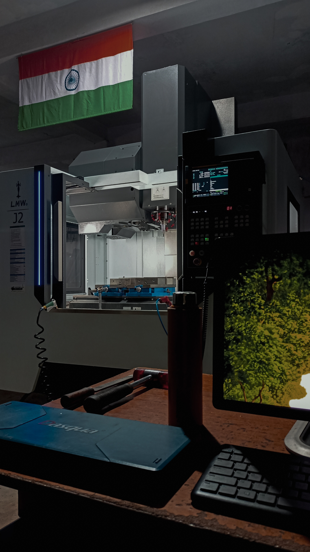 CNC machining at MK Core CNC facility